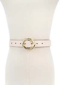 Round Molten Buckle Belt