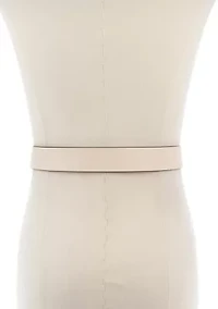 Round Molten Buckle Belt