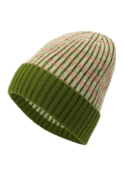 Striped Cuff Beanie
