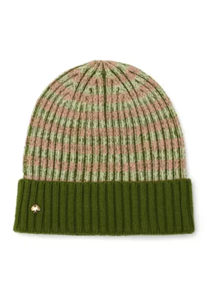 Striped Cuff Beanie
