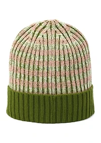 Striped Cuff Beanie