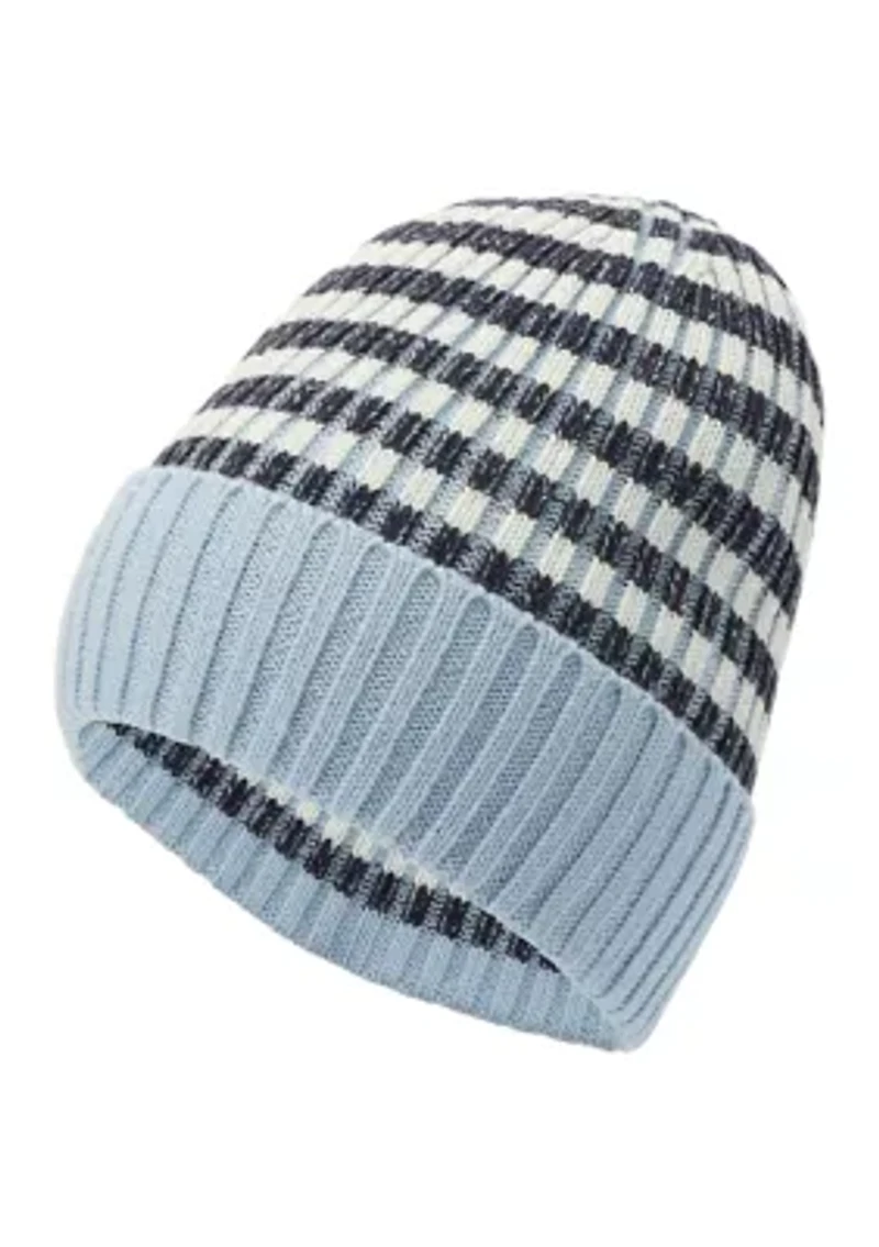 Striped Cuff Beanie