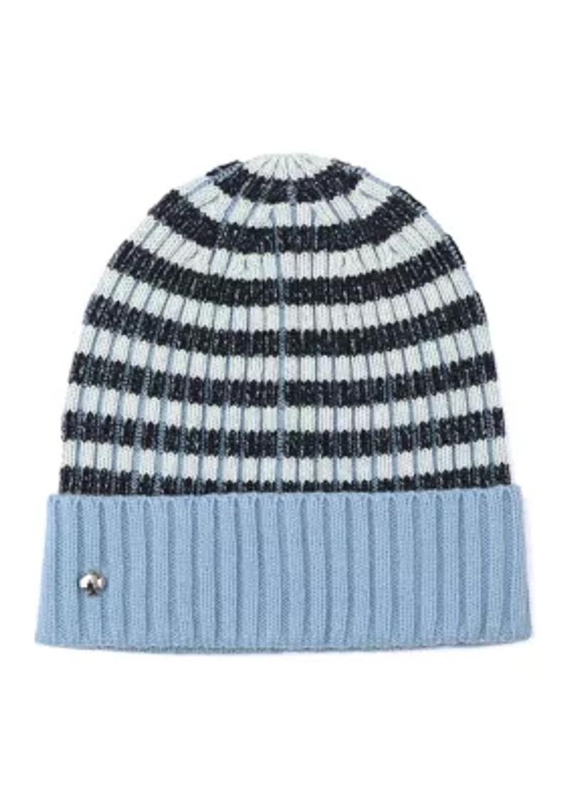 Striped Cuff Beanie