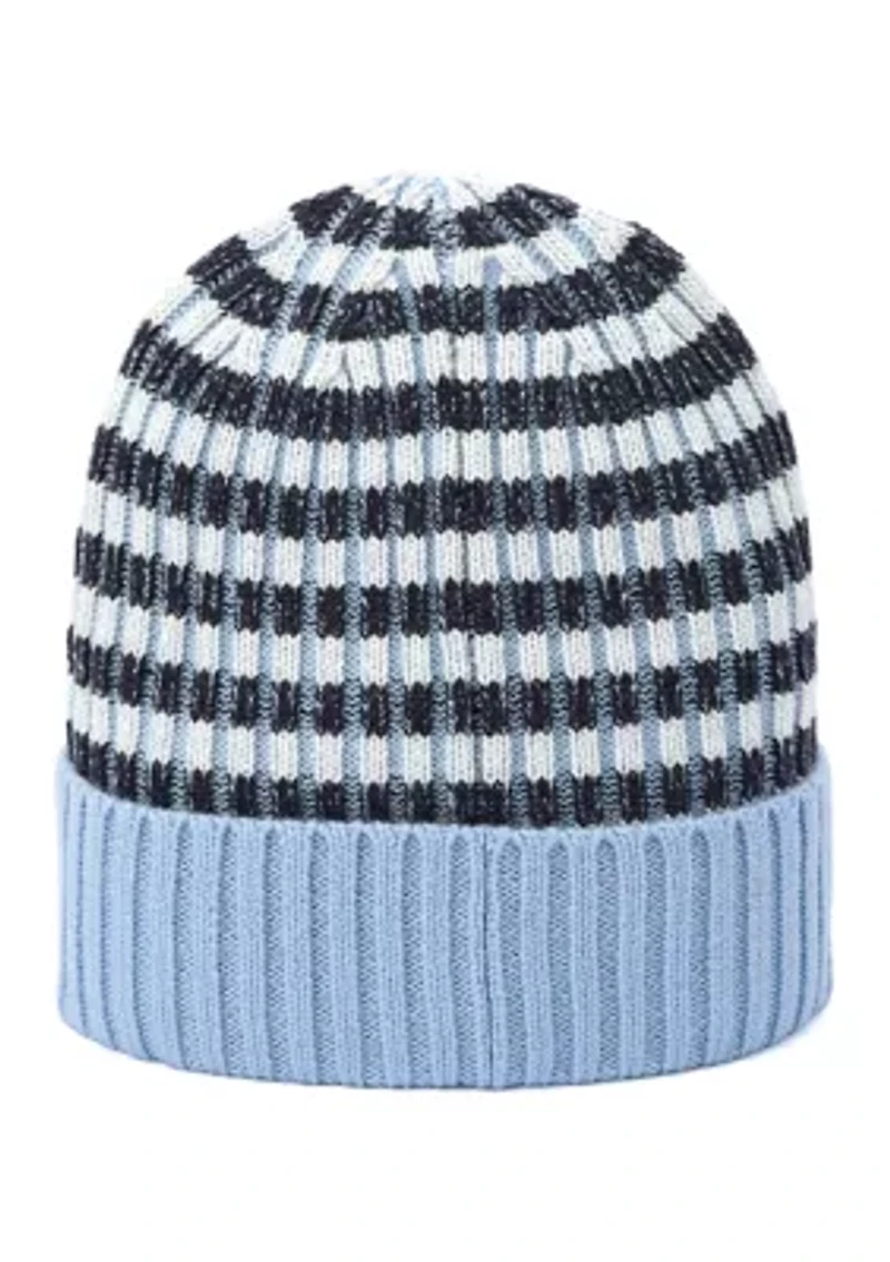 Striped Cuff Beanie
