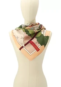 Park Scene Silk Square Scarf