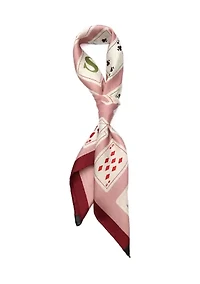 Playing Cards Silk Square Scarf