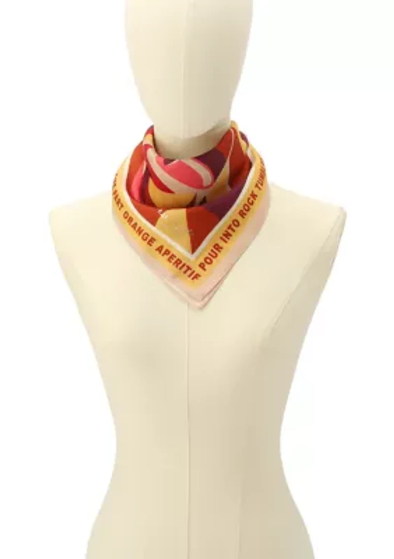 Italian Bitters Silk Bandana