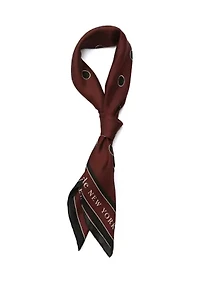 Downtown Dot Silk Square Scarf