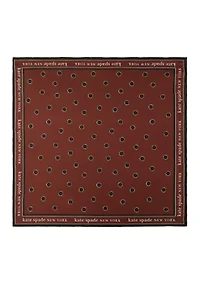 Downtown Dot Silk Square Scarf