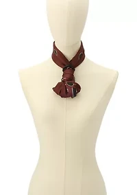 Downtown Dot Silk Square Scarf