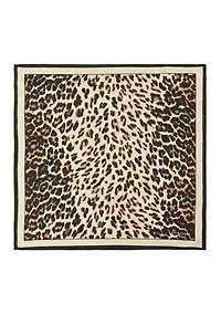Downtown Leopard Silk Bandana