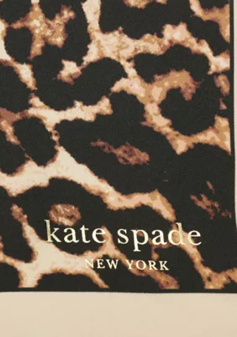 Downtown Leopard Silk Bandana