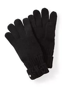 Ribbed Bow Gloves