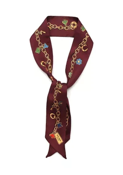 Lucky Charms Silk Skinny Scarf
