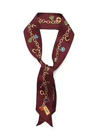 Lucky Charms Silk Skinny Scarf