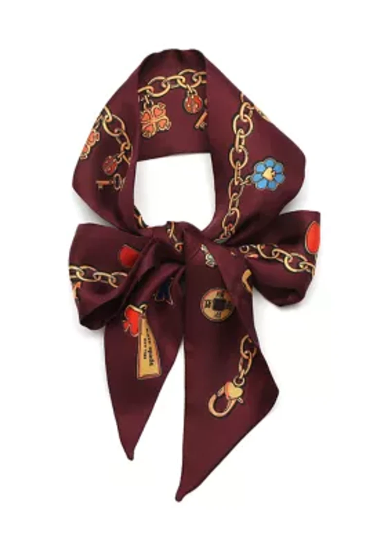 Lucky Charms Silk Skinny Scarf