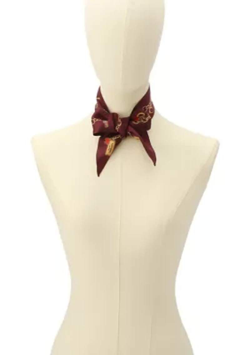 Lucky Charms Silk Skinny Scarf