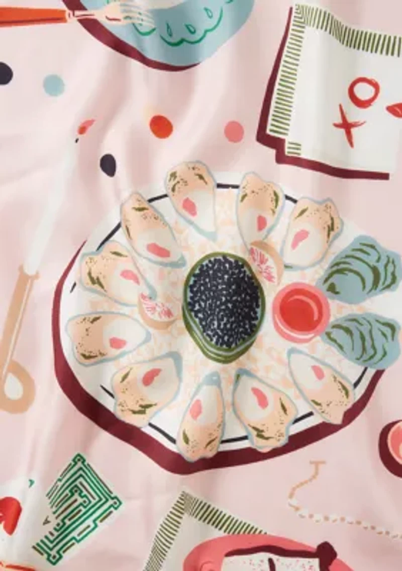 Festive Party Silk Square Scarf