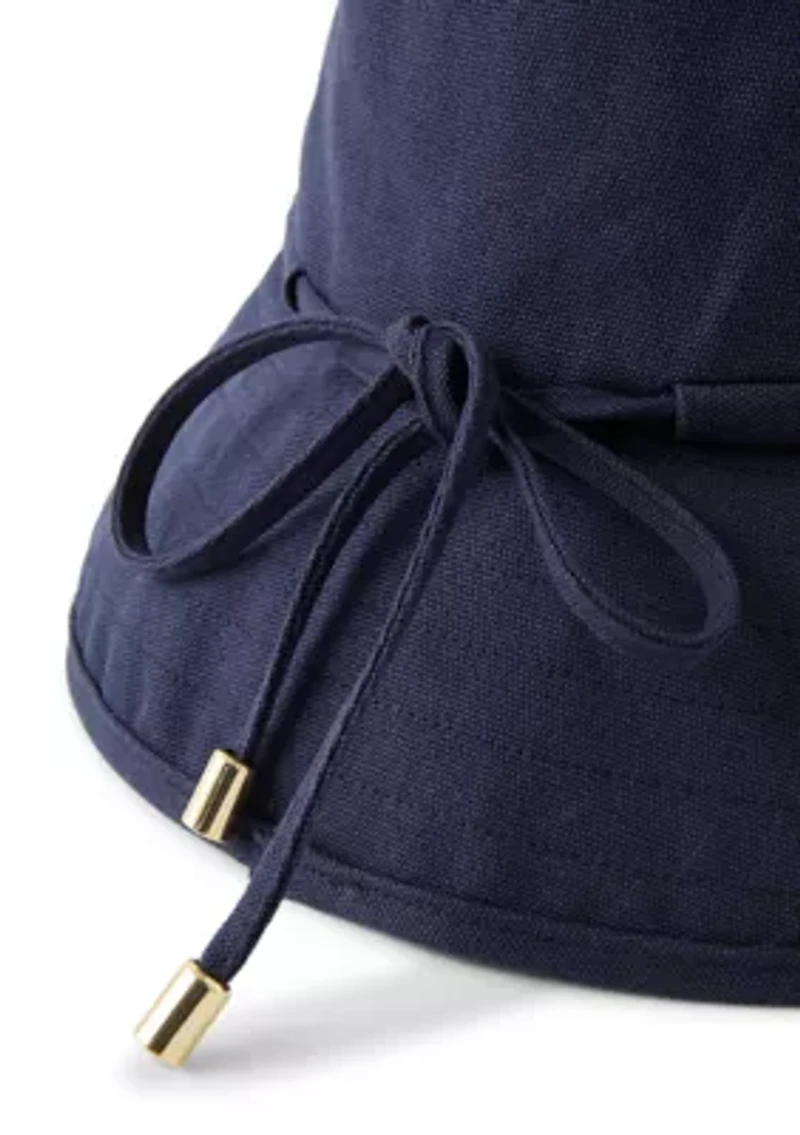 Bow Ties Long Brim Bucket Hat