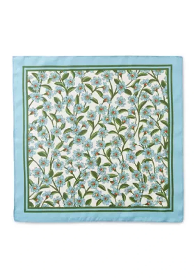 Springtime Ditsy Silk Bandana