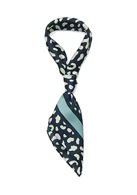 Abstract Block Silk Bandana