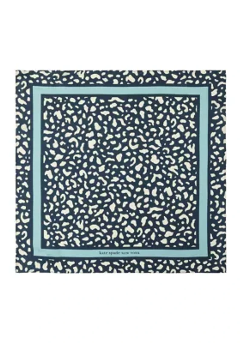 Abstract Block Silk Bandana