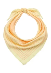 Dot Silk Square Scarf