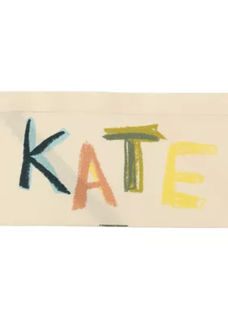 Scribble Silk Skinny Scarf