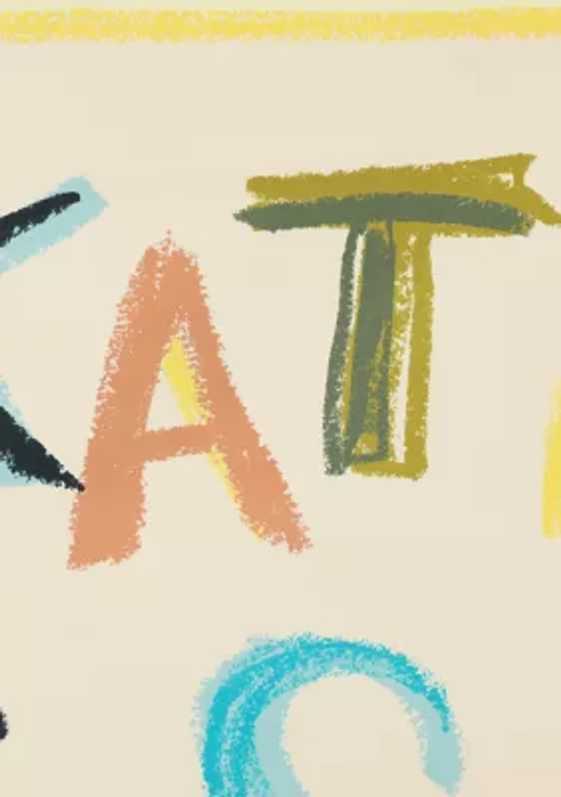 Scribble Silk Square Scarf