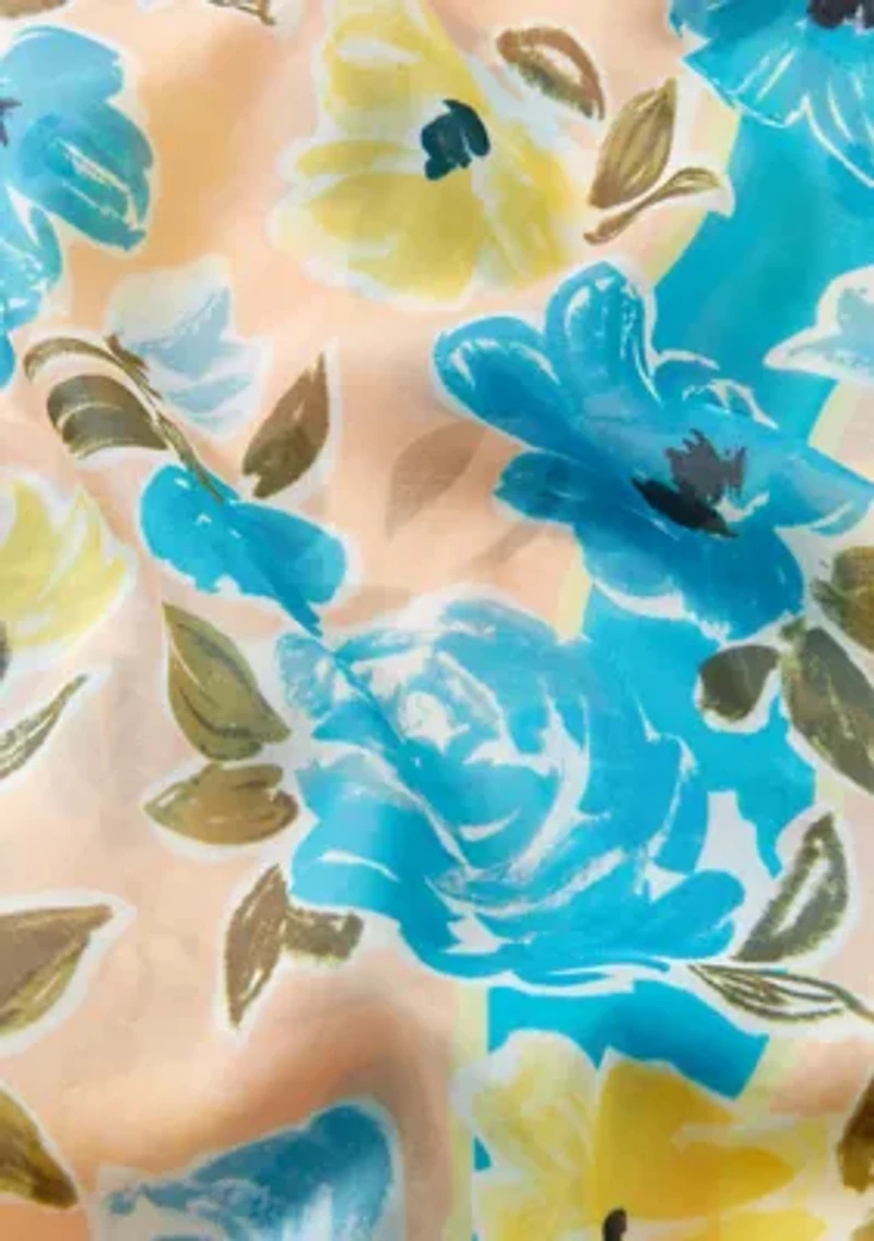 Spring Roses Oblong Scarf