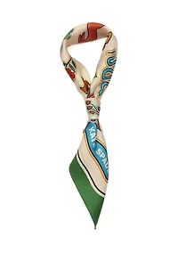 Garden Stickers Silk Bandana