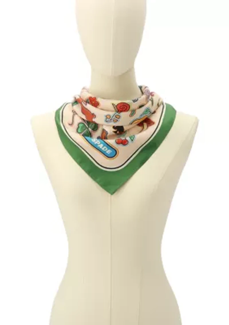 Garden Stickers Silk Bandana