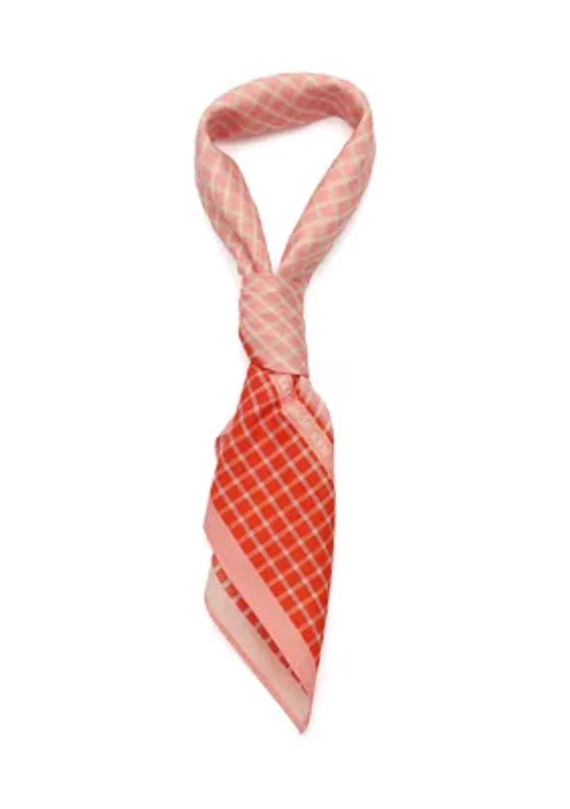 Petite Windowpane Block Bandana