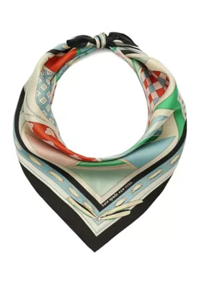 Repatched Silk Bandana
