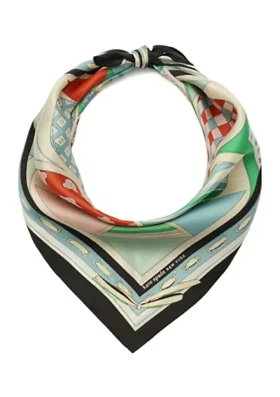 Repatched Silk Bandana