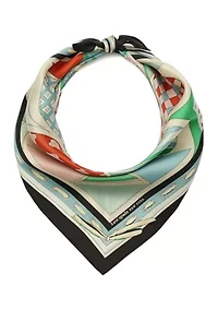Repatched Silk Bandana