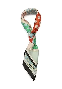Repatched Silk Bandana