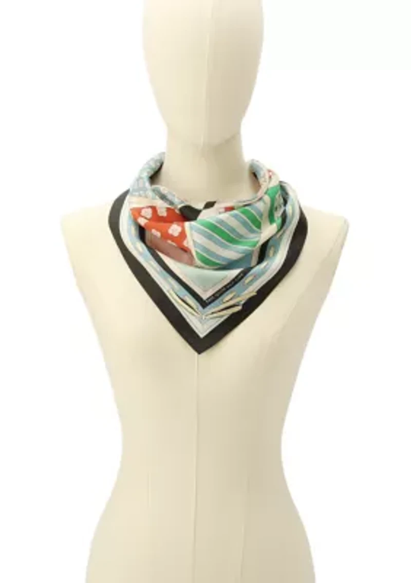 Repatched Silk Bandana