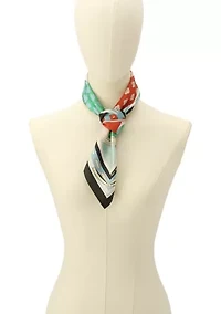 Repatched Silk Bandana