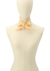 Bold Bananas Silk Skinny Scarf