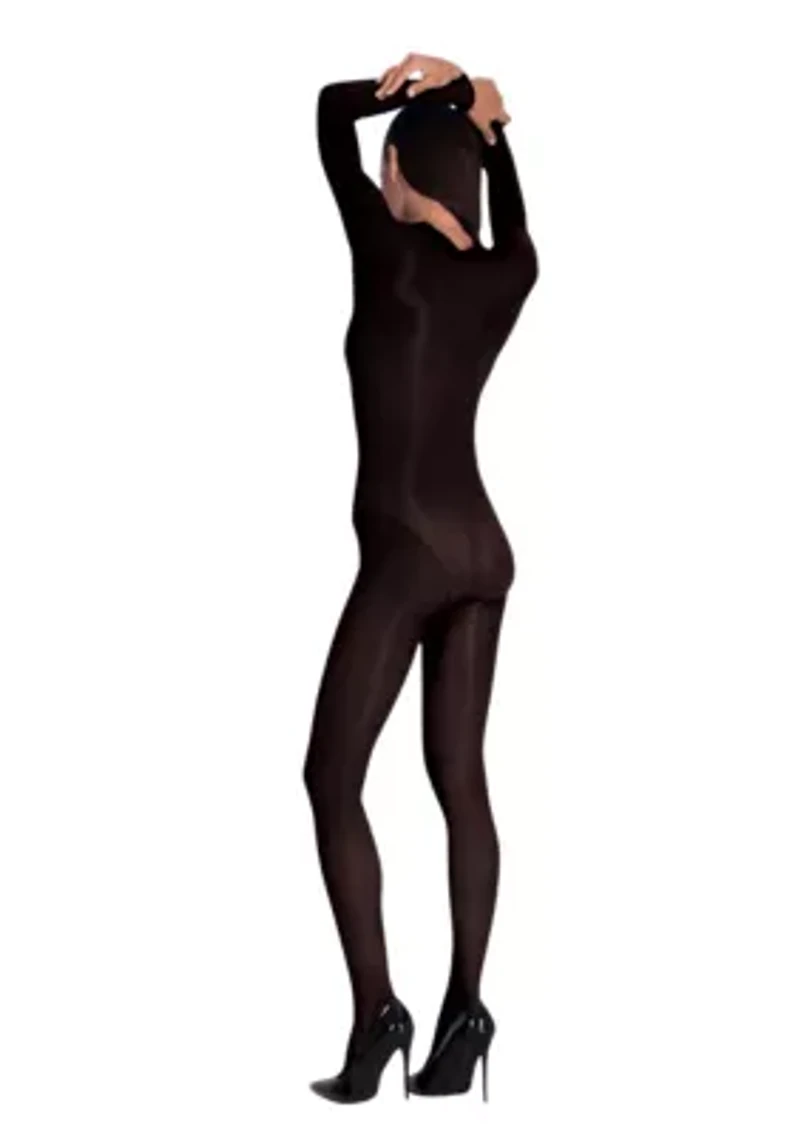 Lustrous Silky Shiny Sheer Bodystocking