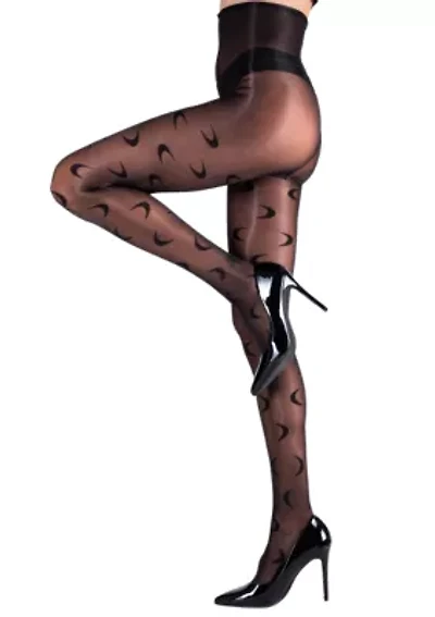 Moon Pattern Pantyhose Stockings Tights