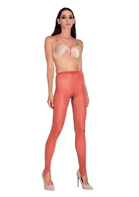 Lustrous Silky Shiny 40 Denier Stirrup Pantyhose Stockings Tights