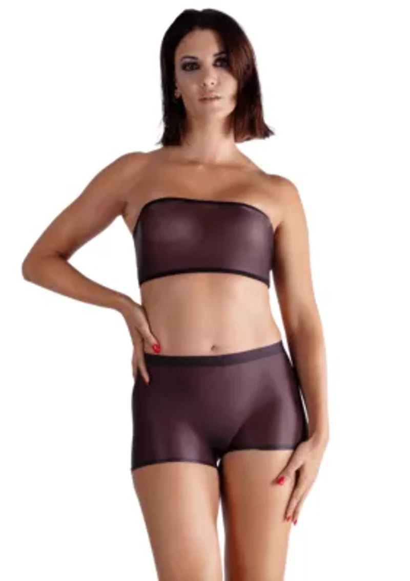 Lustrous Sheer Boyshort Pantyhose Stockings Tights