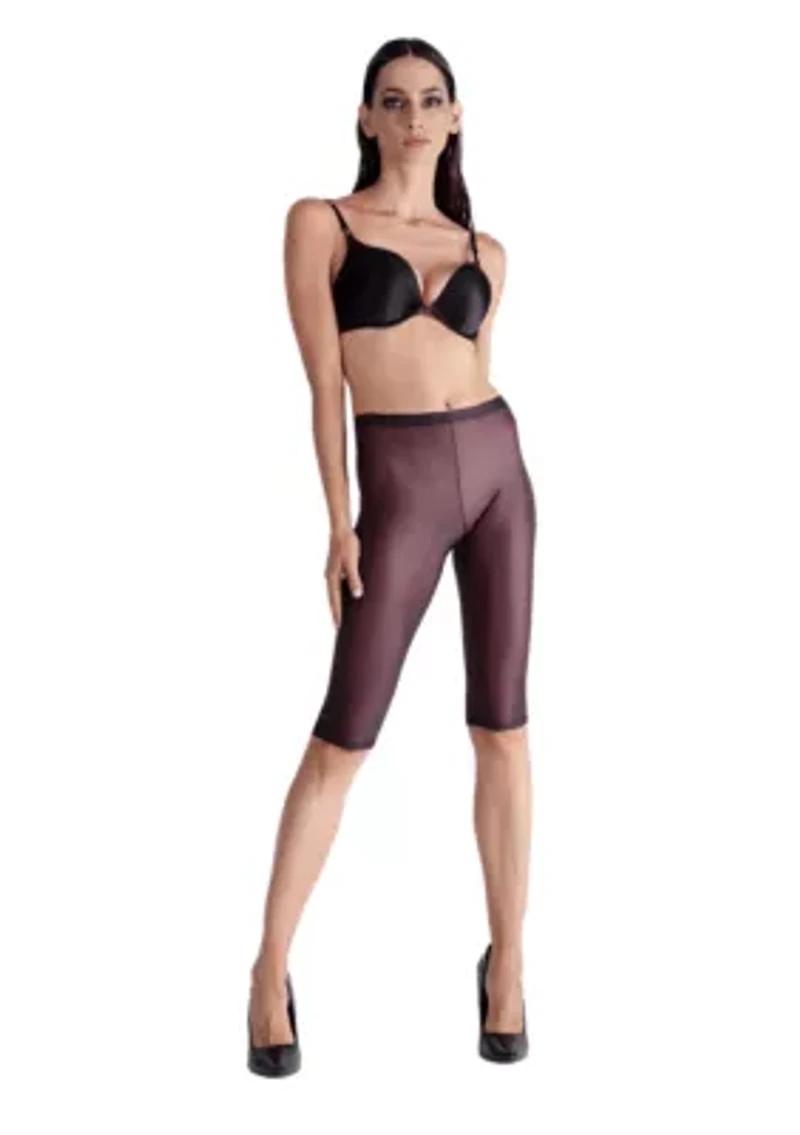 Lustrous Sheer Capri Pantyhose Stockings Tights