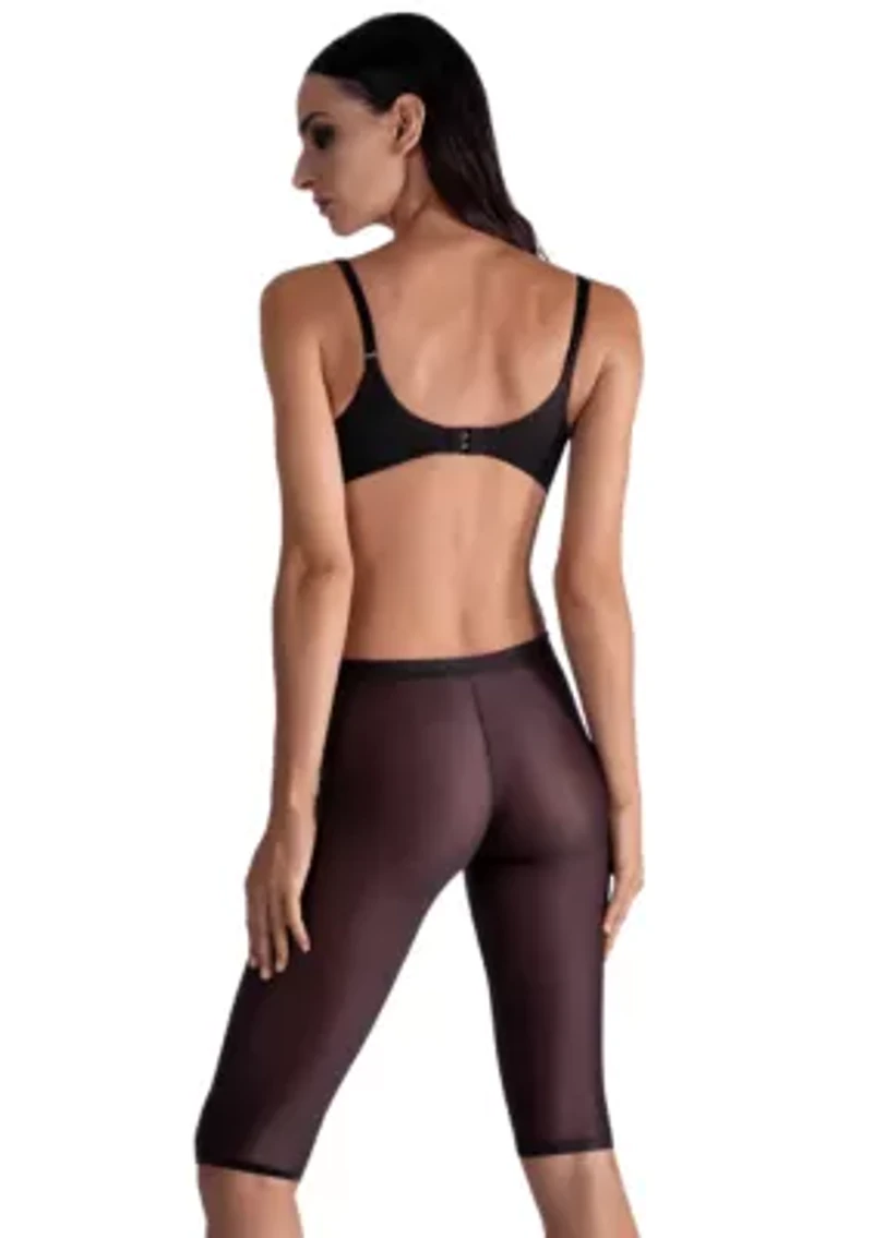 Lustrous Sheer Capri Pantyhose Stockings Tights