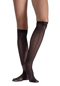 Set of Two Lustrous Silky Shiny Sheer Dress Knee-highs Stockings