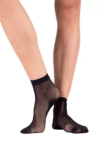 Set of Two Fishnet Socks