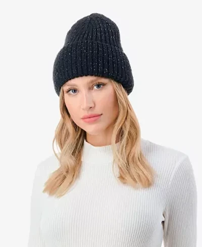 Lurex Infused Cuff Beanie