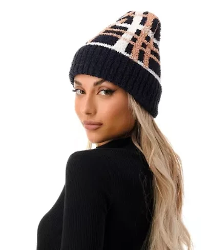 Plaid Beanie